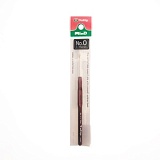 Крючок для вязания с ручкой "MinD" 1,75мм, сталь/пластик, золотистый/темно-красный, Tulip, TA-0008e