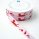 Купить недорого   Тесьма декоративная "Девочка с кошкой", ширина 20мм, Acufactum Ute Menze,  в интернет магазине Фэмили хоби