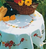        Anchor:  "Poppies Tablecloth"  80*80, MEZ , ETW11      