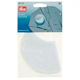 Подмышники, для вшивания или фиксации булавками, размер S, 100% хлопок, белый, Prym, 994180