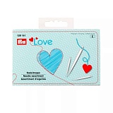 Набор игл ручных для шитья и штопки "Prym Love" - 29шт + нитевдеватель, сталь/алюминий, Prym, 128161