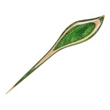 Застежка фибула "Feather", длина 16см, дерево, KnitPro, 20928