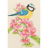 Купить недорого   Набор для вышивания Anchor "Bluetit and Blossom" 23*16см, MEZ Венгрия, AK135  в интернет магазине Фэмили хоби
