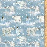 Ткань "Полярные эльфы", ширина 145см, 100% хлопок, Acufactum Ute Menze, 3523-826
