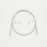 Тросик "GlideX" для съемных спиц, длина около 76 (100)см, заглушки 2шт, ключик, KnitPro, 10655