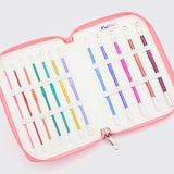 Набор «Grande» крючков для вязания "Zing", длина 15см, 12 размеров, KnitPro, 47439