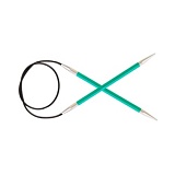 Спицы круговые укороченные "Zing" 8мм/40см, KnitPro, 47076