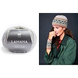 Shetland /Шетланд/ пряжа Lamana, 100% шерсть, 10*25г/140м