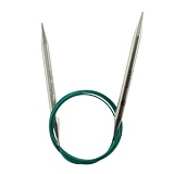 Спицы круговые "Mindful" 8мм/120см, нержавеющая сталь, серебристый, KnitPro, 36146