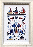 Купить недорого   Набор для вышивания "Морской сэмплер" 16*27см, Acufactum Ute Menze, 2141  в интернет магазине Фэмили хоби