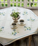        Anchor "Blue Flower Tablecloth" 90*90, MEZ , 9240000-02315      