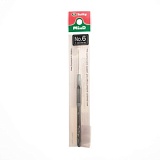 Крючок для вязания с ручкой "MinD" 1мм, сталь/пластик, золотистый/серебристый, Tulip, TA-0011e