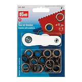 Люверсы, внутренний диаметр 11мм, Prym, 541363