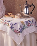        Anchor:  "Spring Flower Tablecloth"  80*80, MEZ , ETW08      
