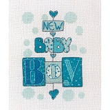 Купить недорого   Набор для вышивания Anchor "New Baby Boy" 11*8см, MEZ, PCE753  в интернет магазине Фэмили хоби