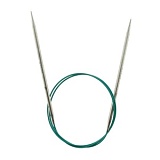 Спицы круговые "Mindful" 4мм/80см, нержавеющая сталь, серебристый, KnitPro, 36099