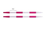 Спицы съемные укороченные "SmartStix" 5мм для длины тросика 20см, KnitPro, 42147