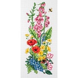 Купить недорого   Набор для вышивания Anchor "Garden Floral" /Цветочный сад/ 32*14см, MEZ Венгрия, PCE971  в интернет магазине Фэмили хоби