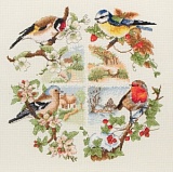        Anchor "Birds And Seasons" 30*30, MEZ , PCE880      