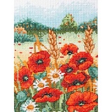 Купить недорого   Набор для вышивания Anchor "Poppy Field" 23*16см, MEZ Венгрия, AK114  в интернет магазине Фэмили хоби