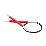 Спицы круговые "Zing" 9мм/80см, KnitPro, 47137