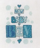        Anchor "New Baby Boy" 11*8, MEZ, PCE753      