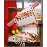 Купить недорого   Набор для вышивания Anchor: салфетка-дорожка "Rustic Style In Red",  MEZ Венгрия, 9240000-02503  в интернет магазине Фэмили хоби