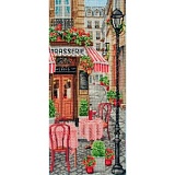 Купить недорого   Набор для вышивания Anchor "French City Scene" 32*14см, MEZ Венгрия, PCE0813  в интернет магазине Фэмили хоби