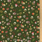 Ткань "Скорлупа орехов", ширина 145см, 100% хлопок, Acufactum, 3523-862