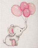        Anchor "Sweet Balloons (Girl)" 20*16, MEZ , AK30      