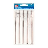 Набор крючков для вязания (в наборе: крючки-2,5мм, 3мм, 3,5мм, 4мм, 5мм), алюминий, Prym, 195991