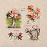 Купить недорого   Набор для вышивания Anchor "Honeysuckle Cottage" /Жимолость Коттедж/ 16*16см, MEZ Венгрия, PCE978  в интернет магазине Фэмили хоби