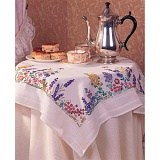 Купить недорого   Набор для вышивания Anchor: скатерть "Spring Flower Tablecloth"  80*80см, MEZ Венгрия, ETW08  в интернет магазине Фэмили хобби