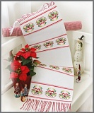 Купить недорого   Набор для вышивания Anchor: салфетка-дорожка "Christmas Heart", MEZ Венгрия, 9240000-01517  в интернет магазине Фэмили хоби