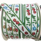 Купить недорого   Тесьма декоративная, тканая "Клубничное время", ширина 16мм, Acufactum Ute Menze,  в интернет магазине Фэмили хоби