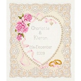        Anchor "Floral Heart Wedding Sampler" 24*20, MEZ, ACS05      