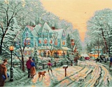 Купить недорого   Набор для вышивания Maia "A Holiday Gathering" 35*45см, MEZ Венгрия, 5678000-01131  в интернет магазине Фэмили хоби