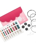 Набор "Deluxe" спиц съемных укороченных "Dreamz", длина 10см, 9 размеров, KnitPro, 200637