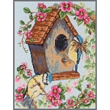 Купить недорого   Набор для вышивания Anchor "The Bird House" 25*20см, MEZ Венгрия, PCE742  в интернет магазине Фэмили хоби