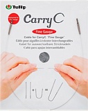 Тросик для съемных спиц CarryC "Fine Gauge", длина 100см, пластик, Tulip, CTMM-73