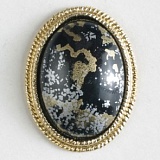 Пуговица, размер 23мм, пластик, Dill, 340381/23-30