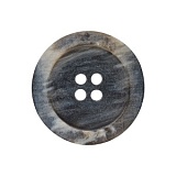 Пуговица с 4 отверстиями, размер 18мм, пластик, Union Knopf by Prym, U0453715018007801-18