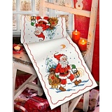 Купить недорого   Набор для вышивания Anchor: салфетка-дорожка "Santa & Sledge", MEZ Венгрия, 9240000-02502  в интернет магазине Фэмили хоби