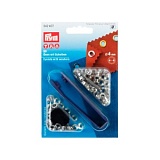 Люверсы, внутренний диаметр 4мм, латунь, серебристый, 50шт в упаковке, Prym, 542407