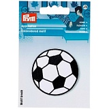 Термоаппликация "Футбольный мяч", диаметр 51мм, средняя 925273