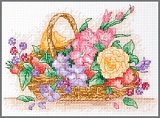        Anchor "Floral Basket" 23*16, MEZ , AK117      