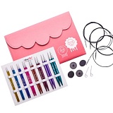 Набор "Deluxe" спиц съемных "Zing", KnitPro, длина 13см, 8 размеров, 47424