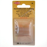 Иглы ручные, полудлинные, размеры (0,61*28мм, 0,69*31мм, 0,76*33мм), сталь, Kleiber, 699-02