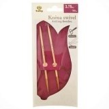 Спицы круговые "Knina Swivel" 3,75мм/80см, бамбук, натуральный, Tulip, KS-800375