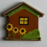 Пуговица, размер 30мм, пластик, Dill, 340502/30-10